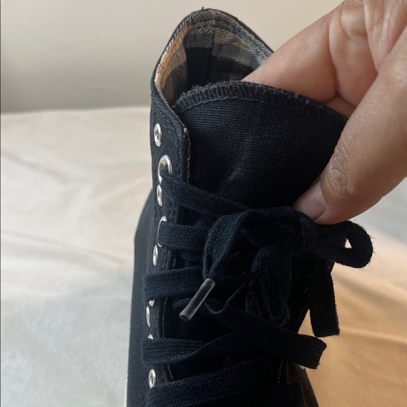 Converse Black High-Tops with White Accents - Picture 10 of 17